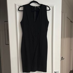 Kenneth Cole Reaction Black V-Neck Mini Dress